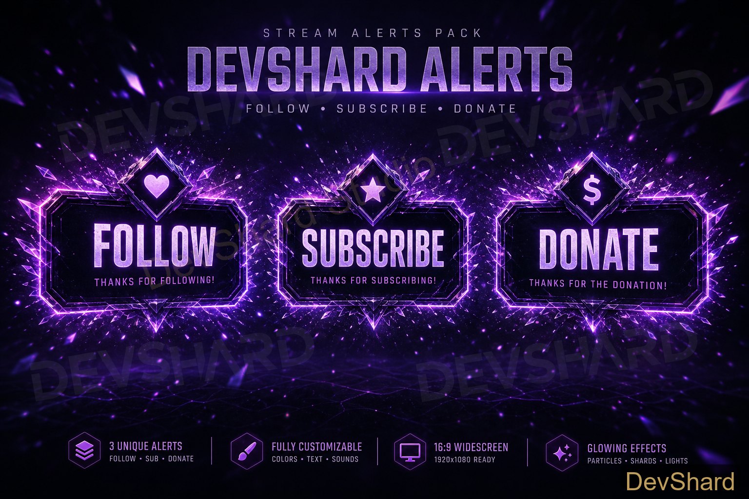 Twitch · Alerts pack